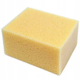 Gąbka glazurnicza Instar o małych porach widok z góry pod kątem