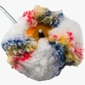 Rolka malarska do narożników z kolorowym włosiem