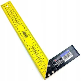 Kątownik stalowy STAR 300 mm z uchwytem antypoślizgowym