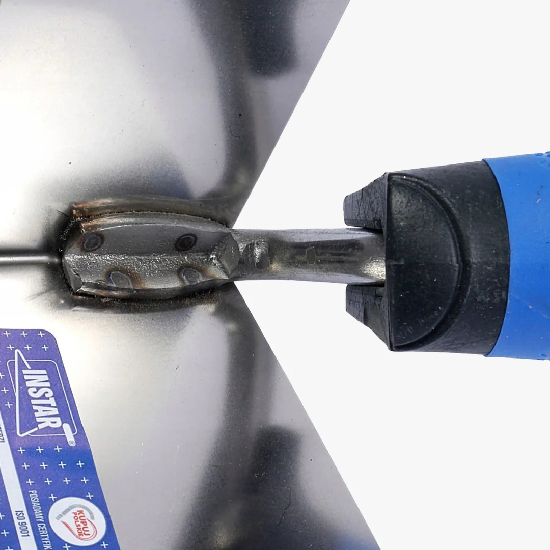 Detal mocowania trzpienia kielni kątowej wewnętrznej INSTAR