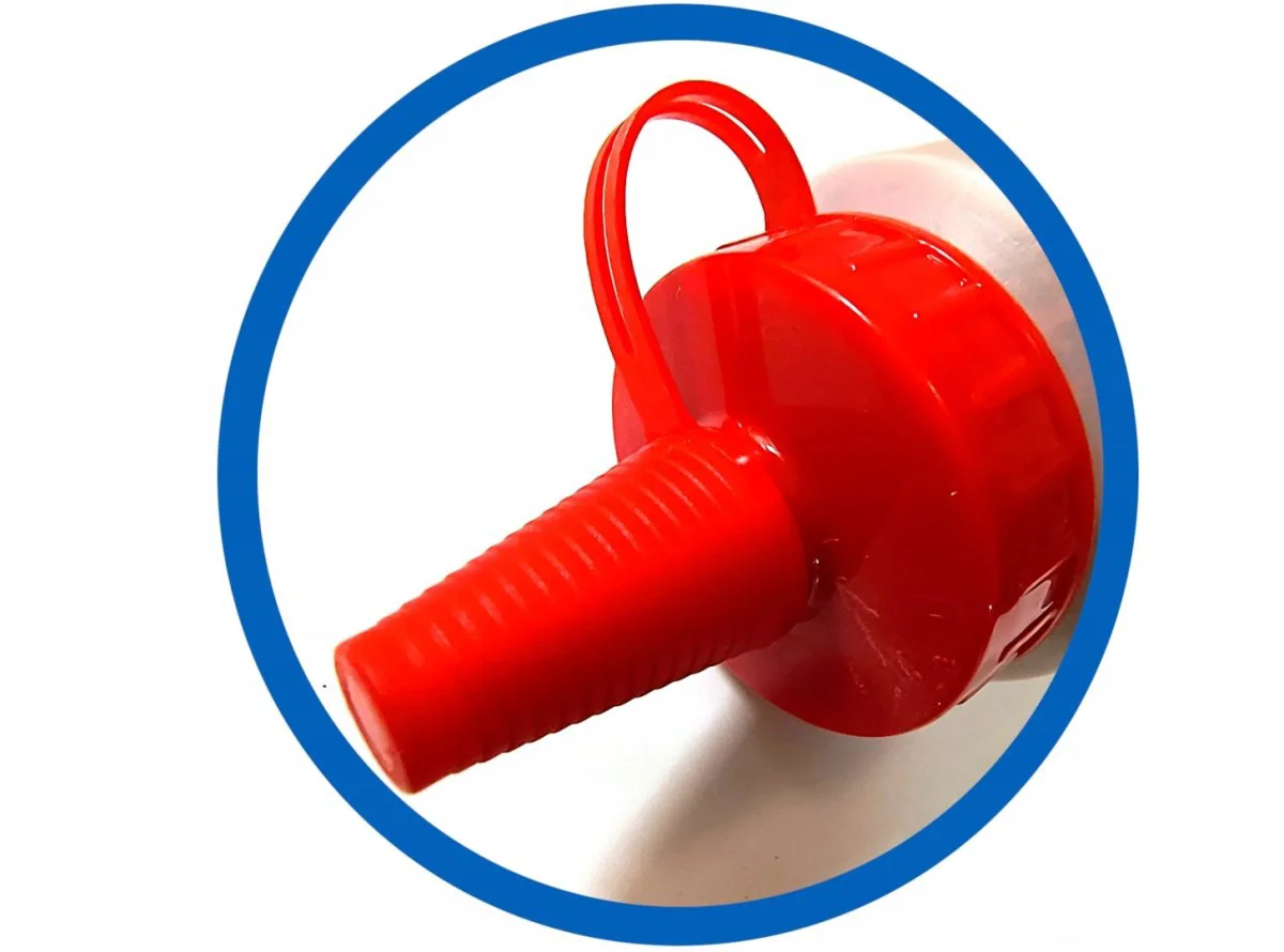 Czerwona zakrętka z aplikatorem do kredy traserskiej STAR