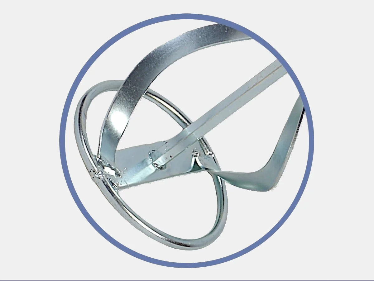 Końcówka HEX 8 mm i pręt 400 mm ocynkowanego mieszadła do farb Instar