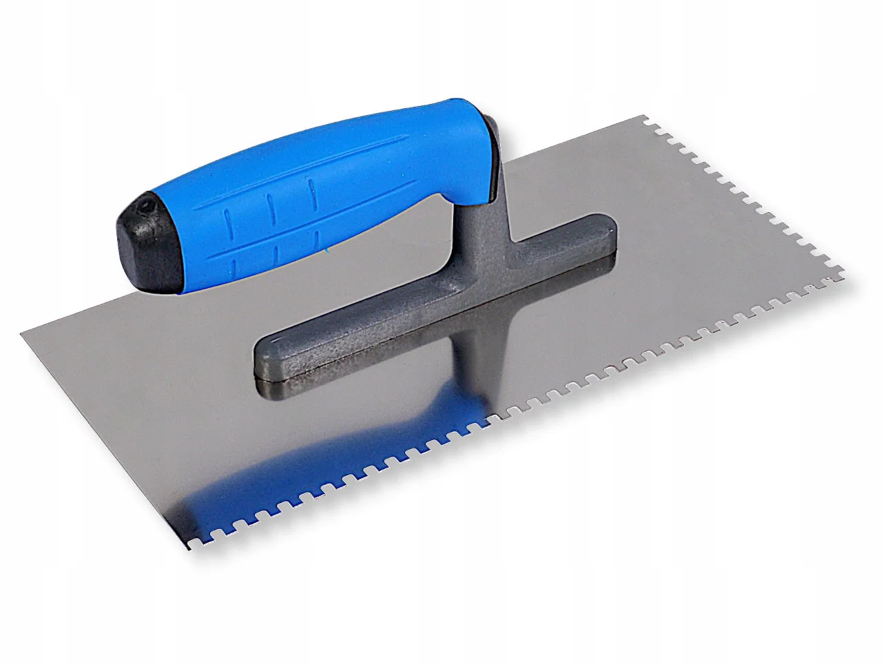 Ergonomiczny uchwyt dwukomponentowy gumowy PROFI na stopce aluminiowej pacy zębatej Instar