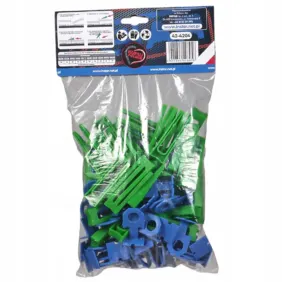 Zestaw systemu poziomowania płytek STAR widok od tyłu opakowania