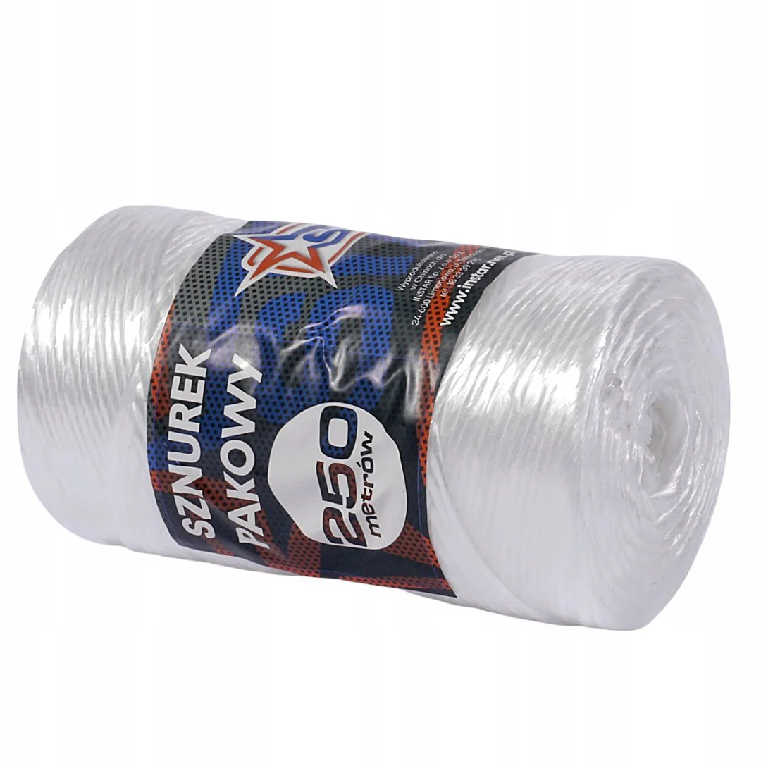 Sznurek pakowy STAR 250 m ułożony poziomo