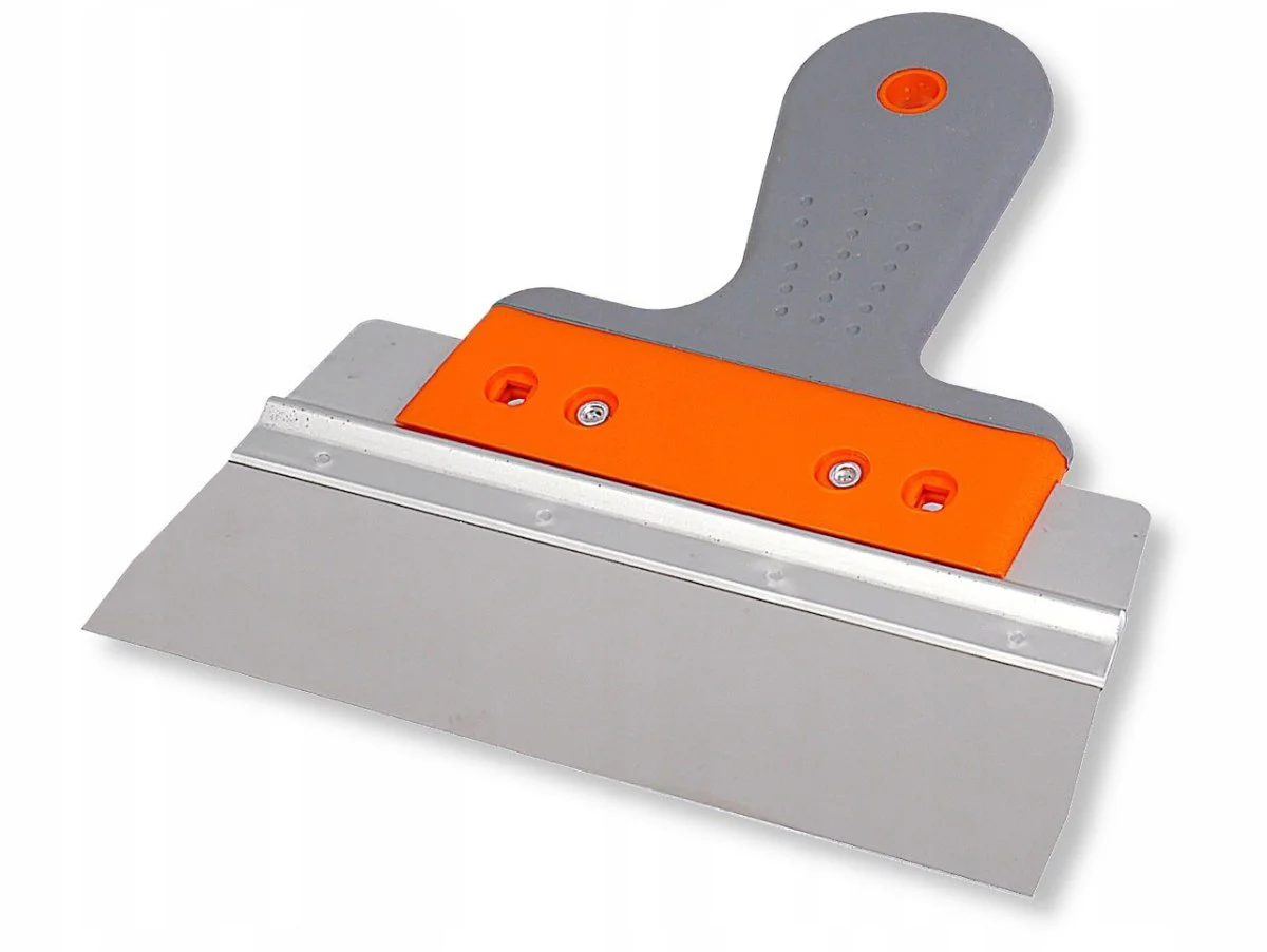 Szeroka szpachelka TYTANX nierdzewna z ergonomicznym uchwytem