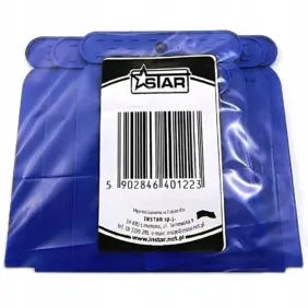 Komplet szpachelek plastikowych STAR 4 szt. w opakowaniu – widok z tyłu